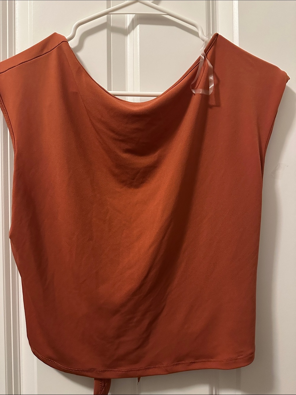 Sleeveless Rust Orange Women's Top